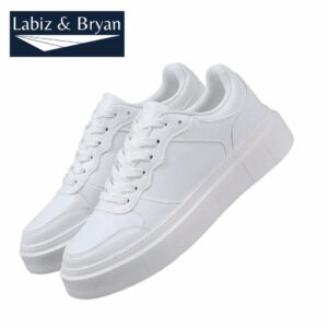 White Sneakers Thick Sole Lightweight Casual Sports Shoes