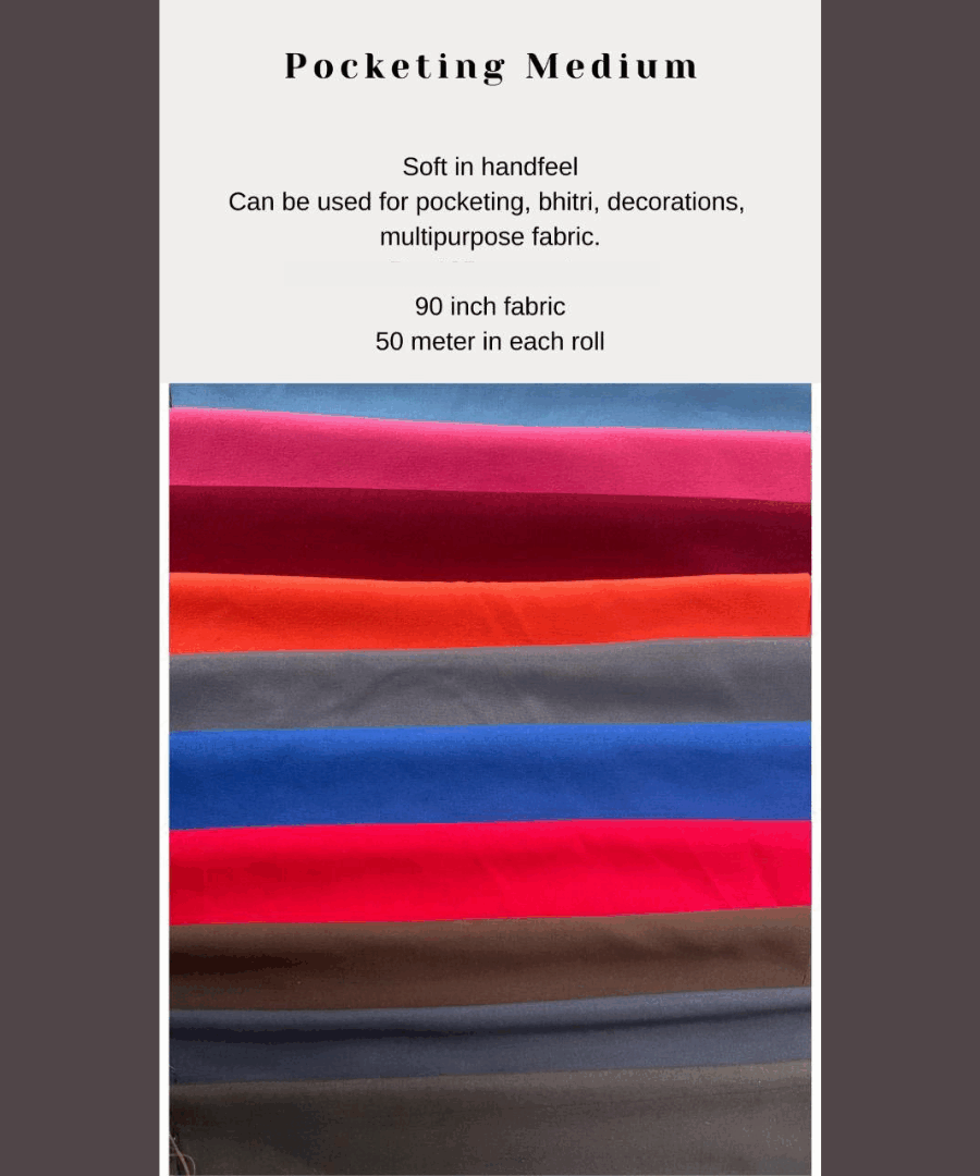 Pocketing Medium Soft in handfeel