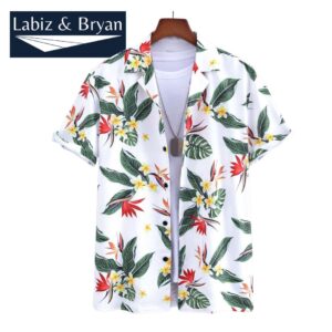 Men Floral Print Shirt Without Tee