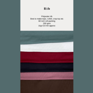 Rib Polyester rib