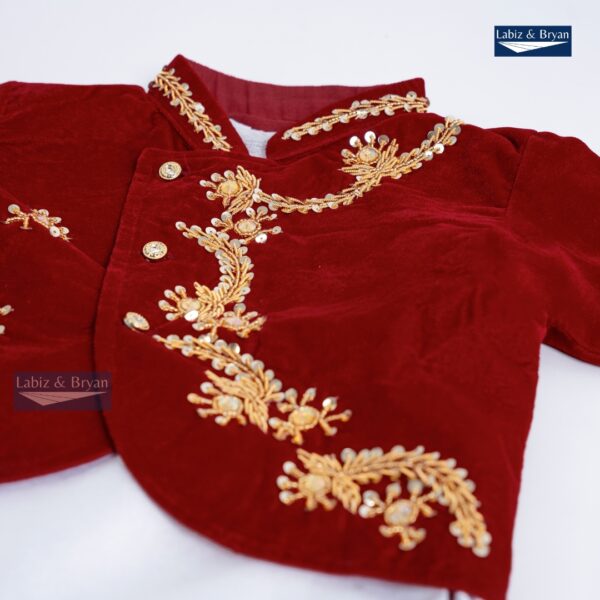 Baby Boy Rice Feeding Pasni Dress SET - Image 3