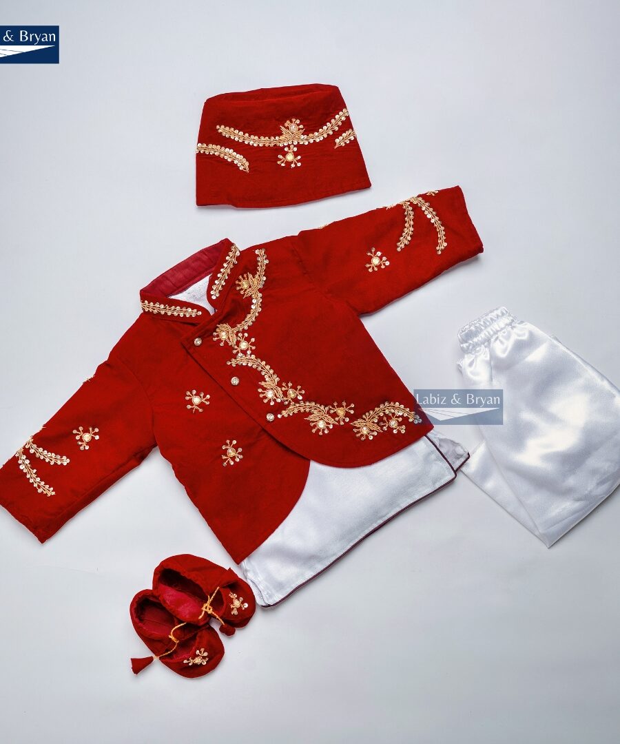Baby Boy Rice Feeding Pasni Dress SET