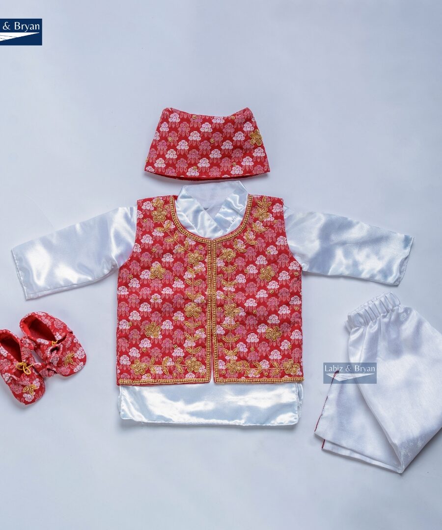 Baby Boy Rice Feeding Pasni Dress SET