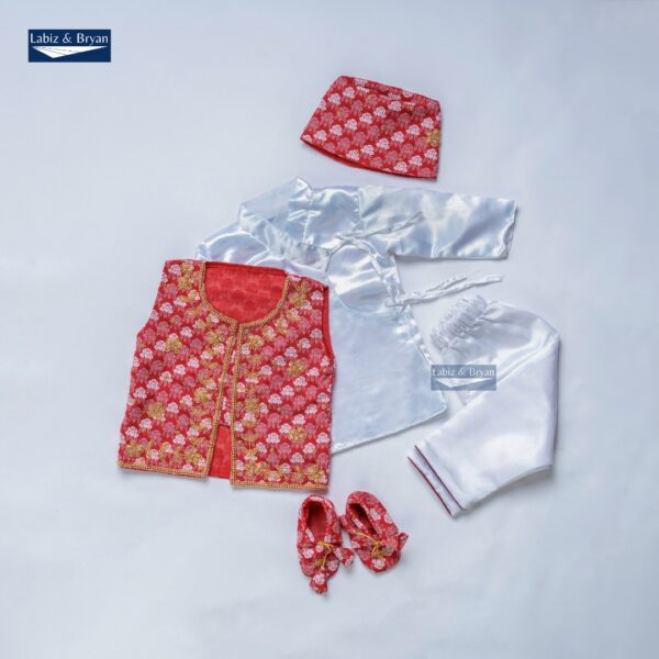 Baby Boy Rice Feeding Pasni Dress SET - Image 6