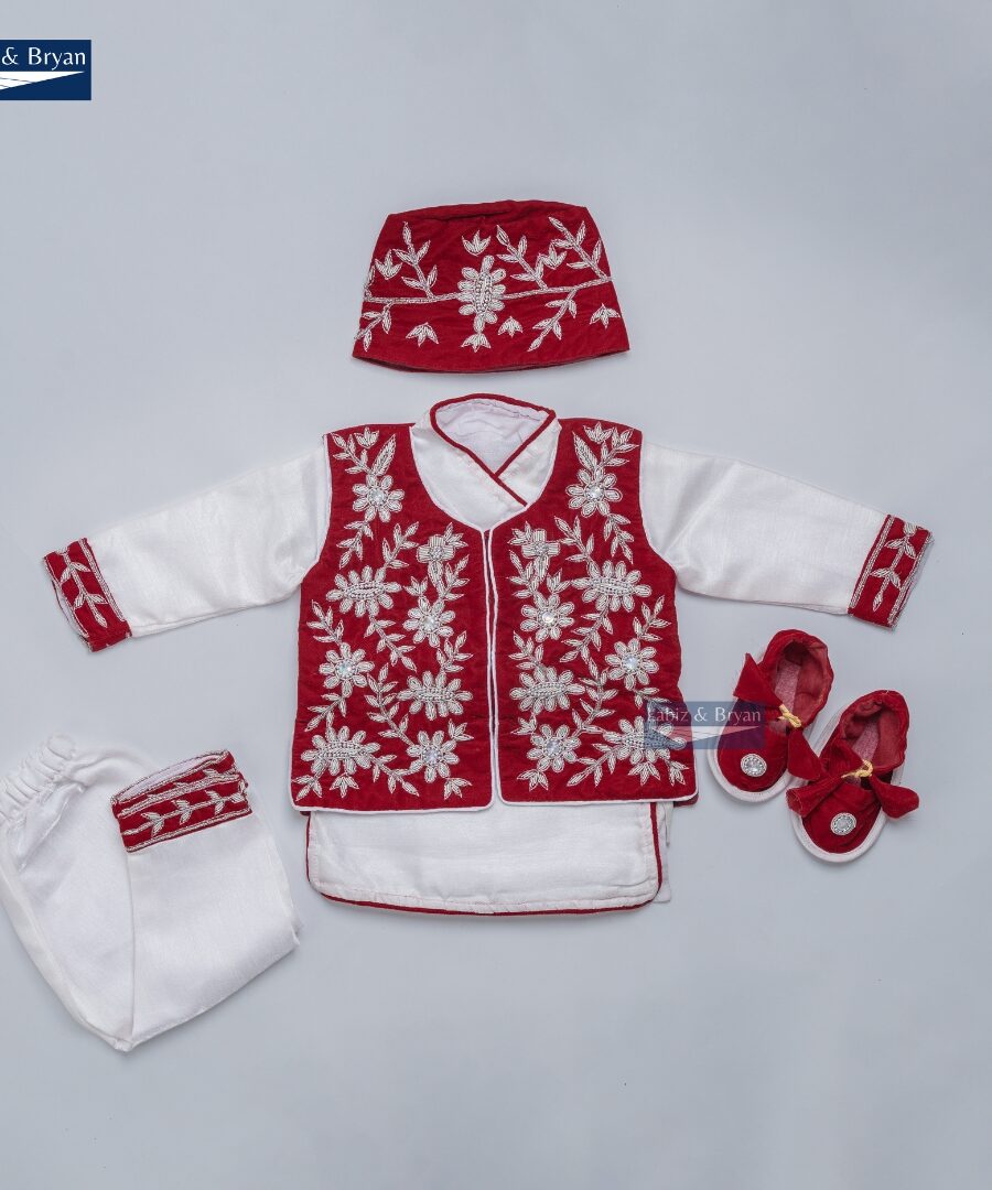 Baby Boy Rice Feeding Pasni Dress SET