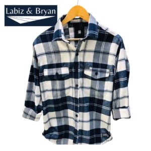 COOFANDY Men's Shirt Long Sleeve Checked Casual Shirt Men's Checked Shirt Traditional Shirt Flannel Shirt Motorcycle Shirts with Pockets Regular Fit Shirt