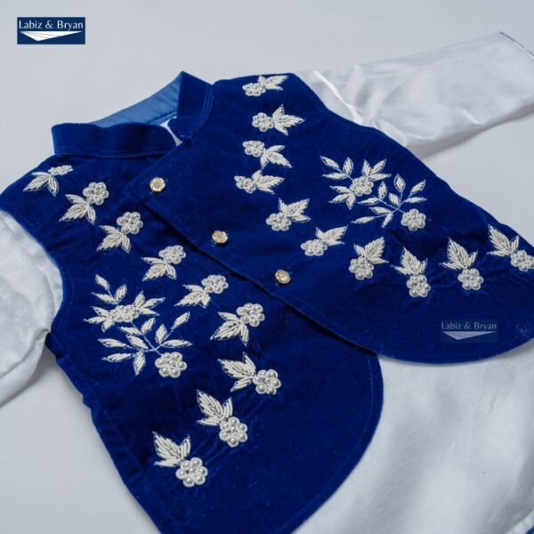 Baby Boy Rice Feeding Pasni Dress SET - Image 2