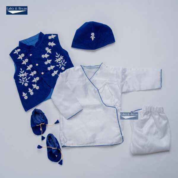 Baby Boy Rice Feeding Pasni Dress SET - Image 6