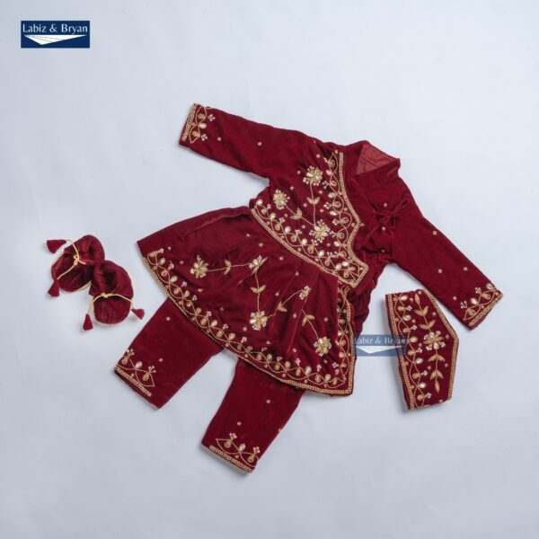 Baby Girl Rice Feeding Pasni Dress SET