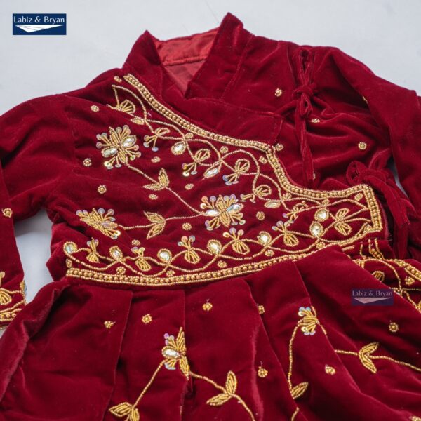 Baby Girl Rice Feeding Pasni Dress SET - Image 4