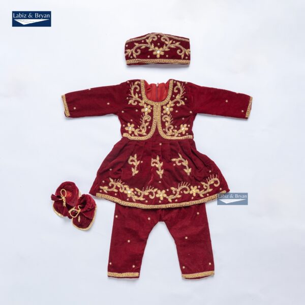 Baby Girl Rice Feeding Pasni Dress SET