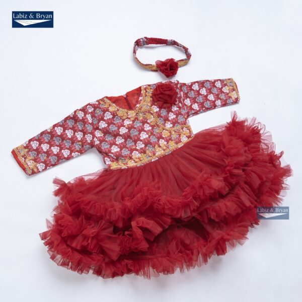 Baby Girl Rice Feeding Pasni Dress SET