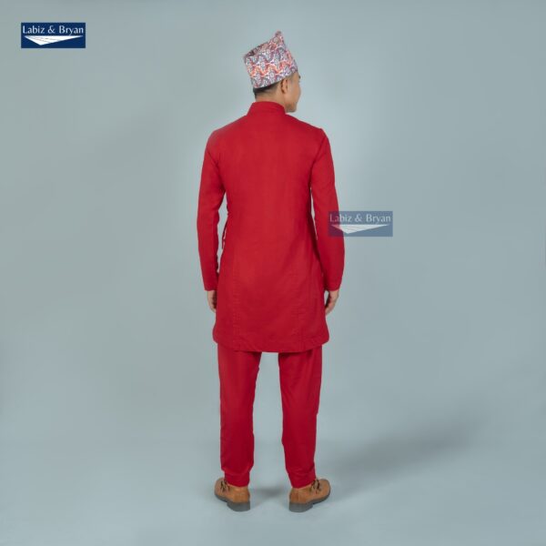 Traditional Daura Suruwal – Nepali Ethnic Wear for Men & Boys - Image 2