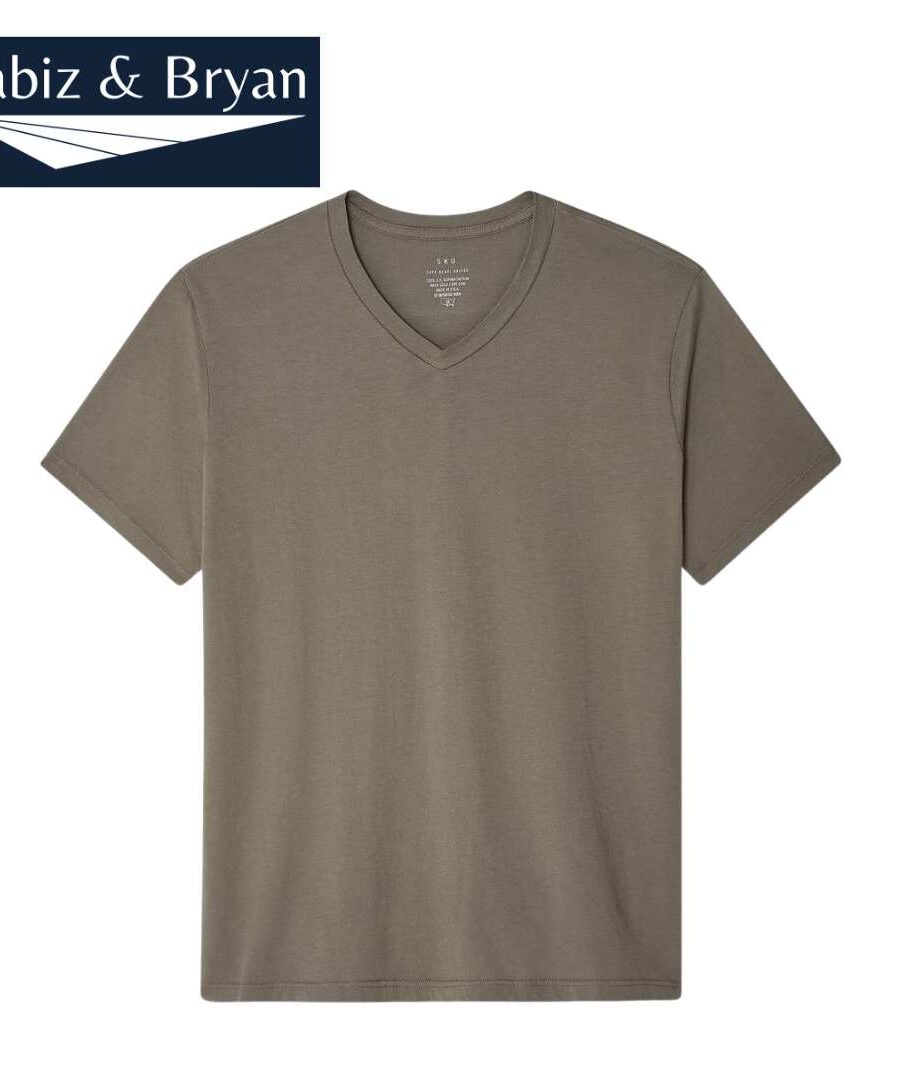 Men's Short-Sleeved V-Neck T-shirt