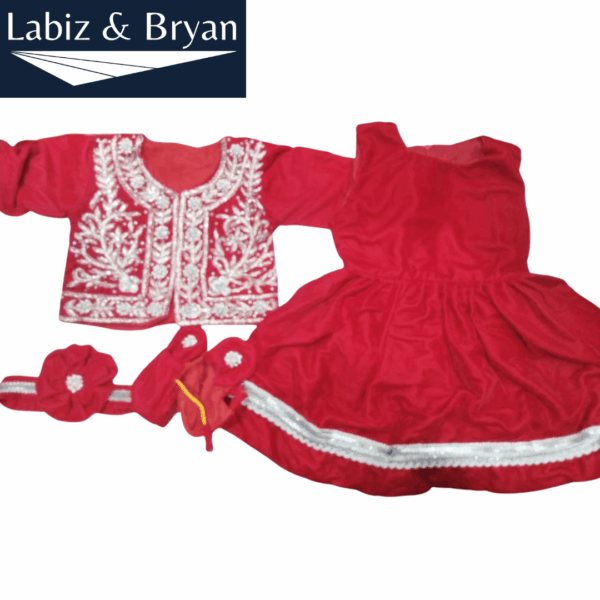 Silver Colour Pasni Set For Baby Girl