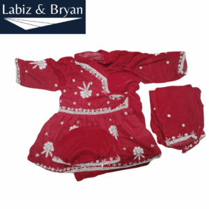 Zari Floral Embroidered Pasni Set For Boys