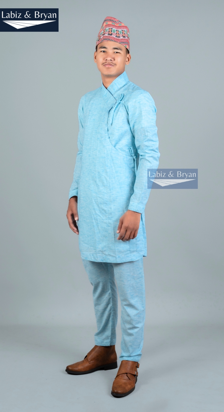 Premium Daura Suruwal for Men – Traditional Nepali Outfit