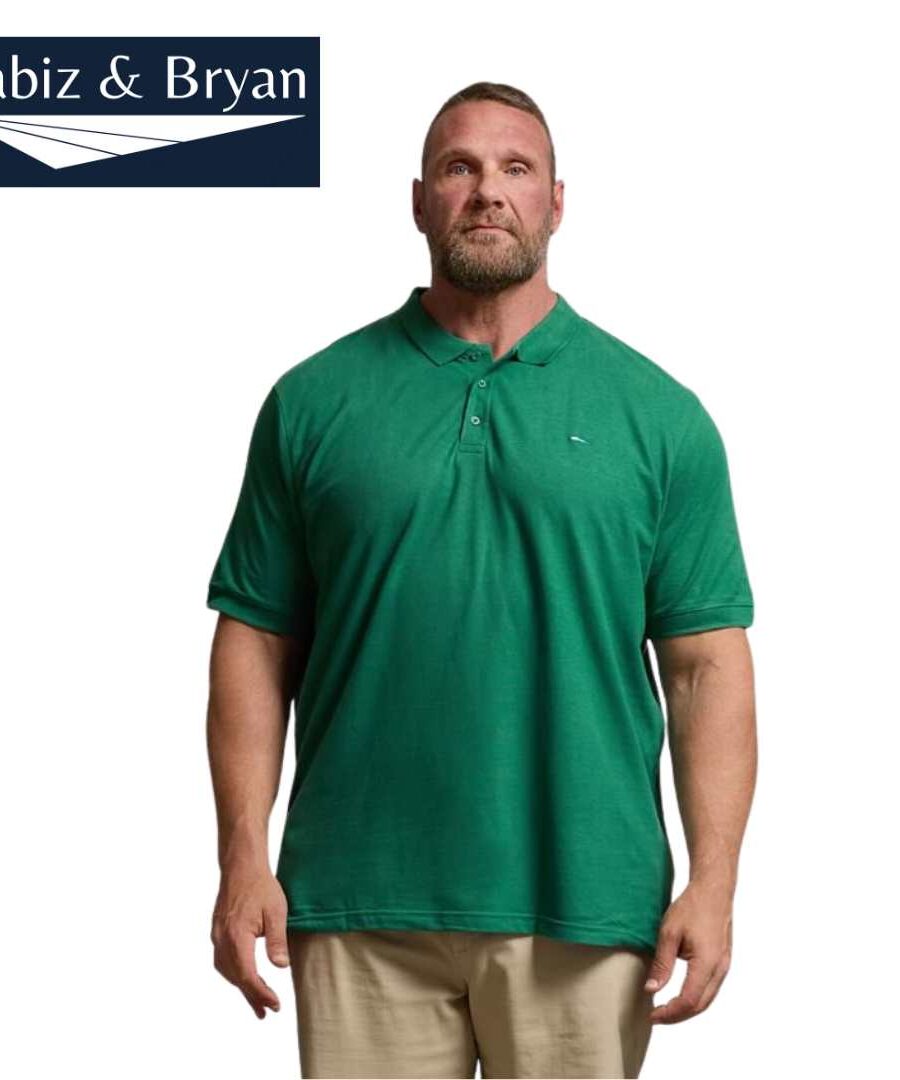 BadRhino Big & Tall Dark Green Core Polo Shirt
