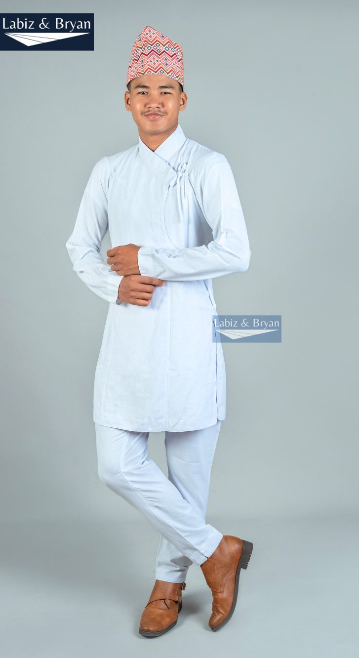 Traditional Daura Suruwal – Nepali Ethnic Wear for Men & Boys