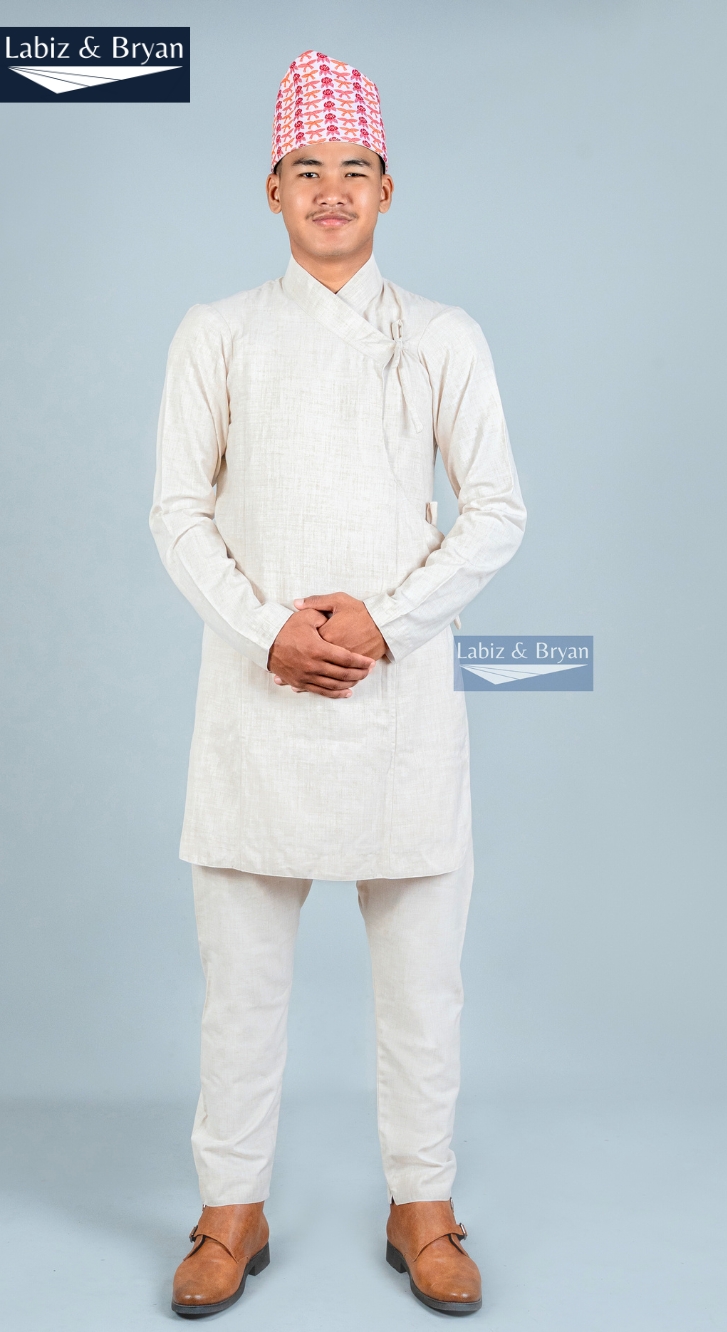 Traditional Daura Suruwal – Nepali Ethnic Wear for Men & Boys