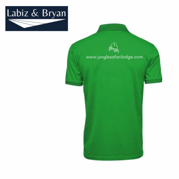 Official Custom Polo T-Shirt – Jungle Safari Lodge - Image 2