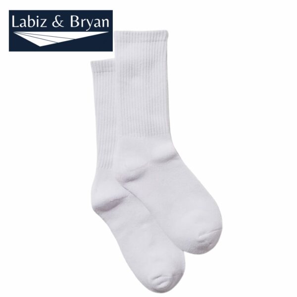 White Socks for Women Crew: Mid High Length for Boots