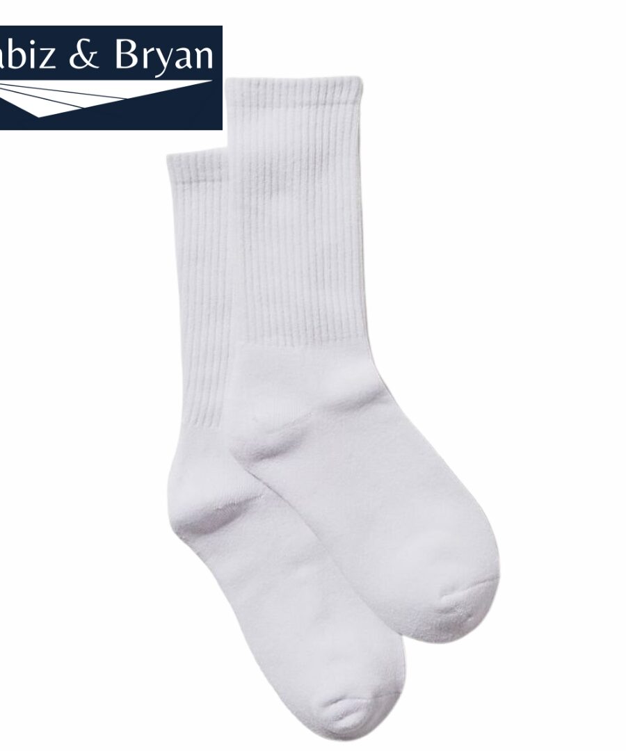 White Socks for Women Crew: Mid High Length for Boots
