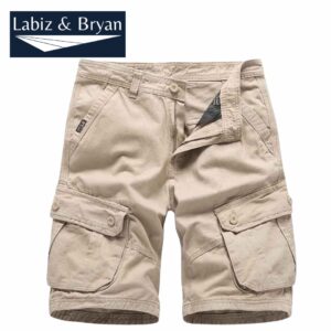 Mens Cargo Short with Multi Pockets Summer Outdoor Work 