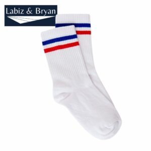 Striped Crew Socks - Retro Mens Striped Socks - Stripe Cotton