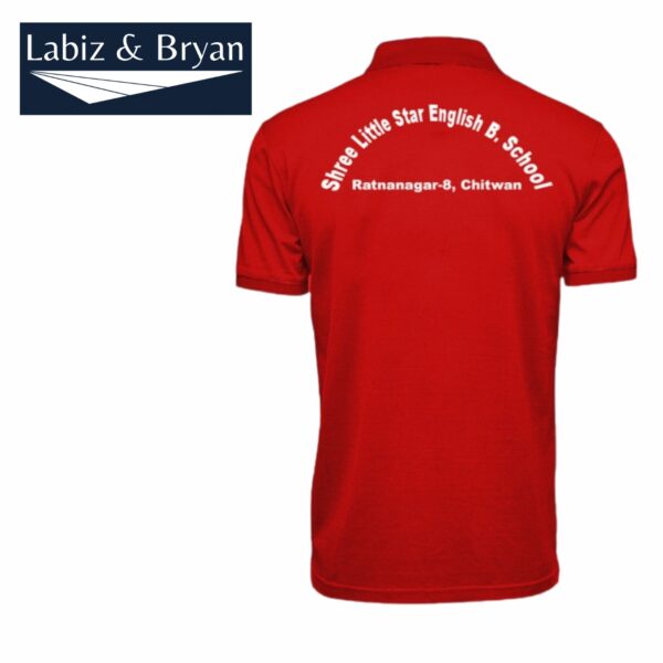 Official Custom Polo T-Shirt – Shree Little Star English Boarding School - Image 2