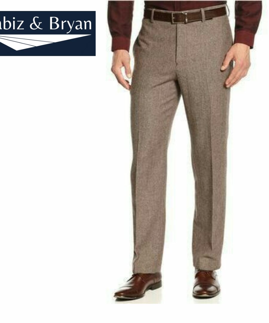 Lauren Ralph Lauren Men's Classic-Fit Wool Blend Dress Pant | Brown
