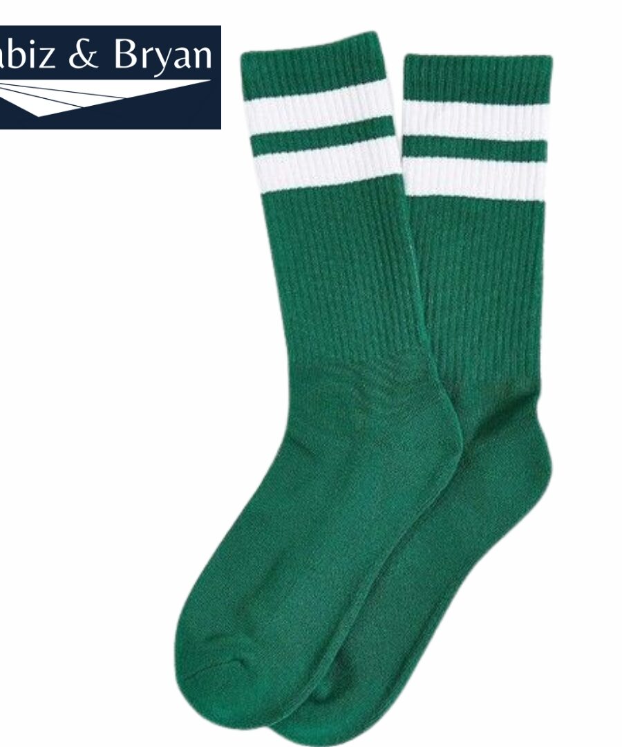 Varsity Sporty Crew Adult Socks